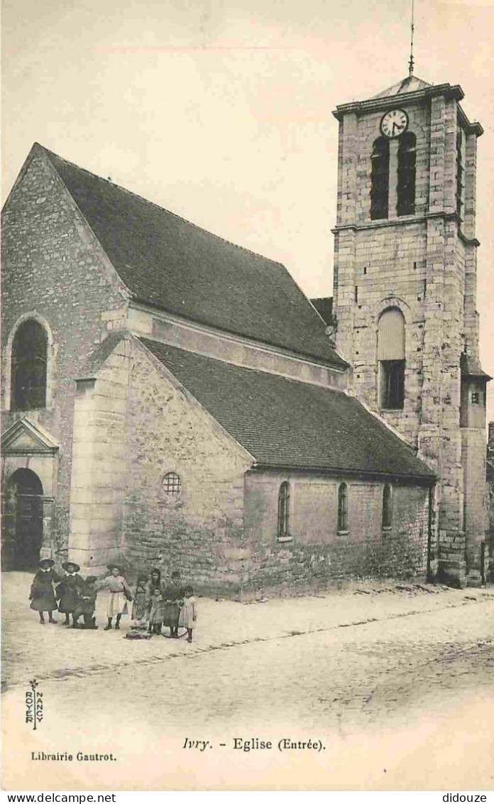 94 - Ivry Sur Seine - L'Eglise - Animée - Précurseur - CPA - Voir Scans Recto-Verso - Ivry Sur Seine