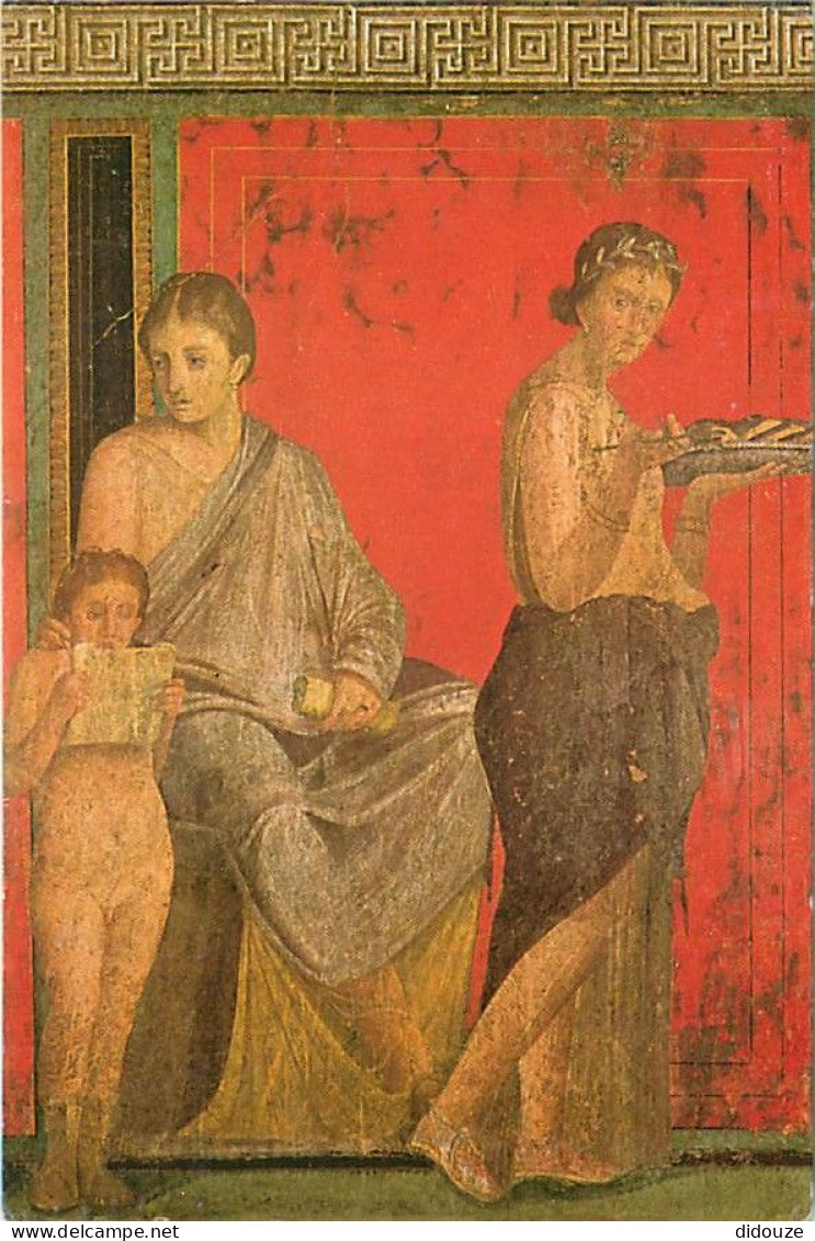 Art - Peinture Antique - Italie - Pompei - A Scene From The Painted Frieze In The Hall Of The Mysteries - Antiquité - CP - Ancient World