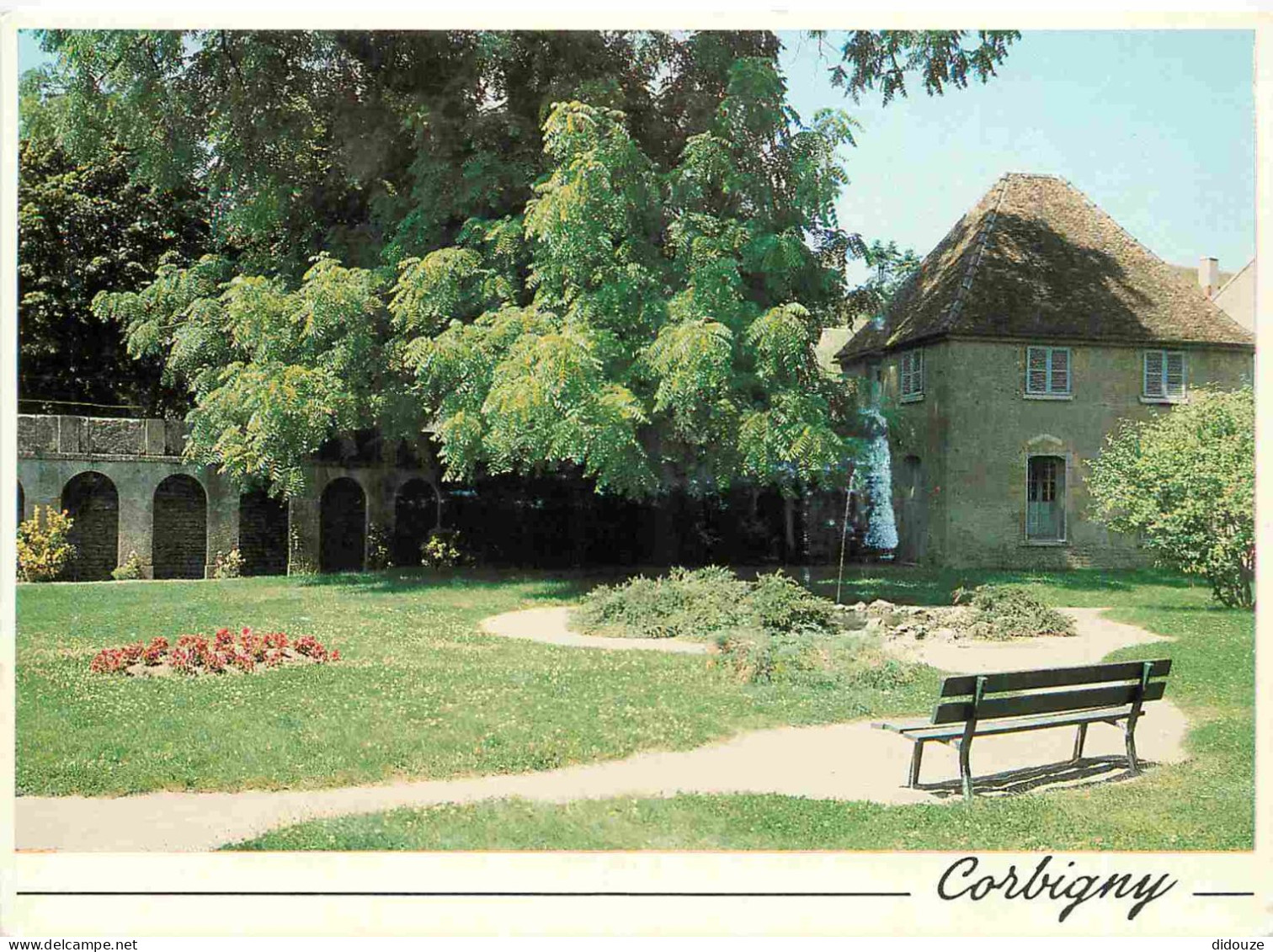 58 - Corbigny - Le Jardin Public - CPM - Flamme Postale - Voir Scans Recto-Verso - Corbigny