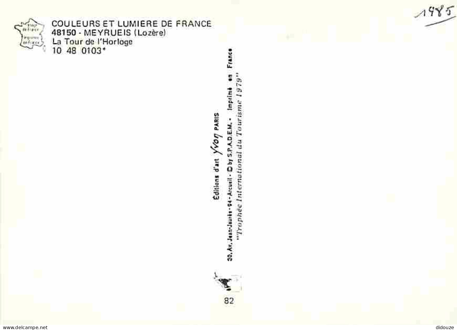 48 - Meyrueis - La Tour De L'horloge Et Les Bords De La Jonte - CPM - Voir Scans Recto-Verso - Meyrueis