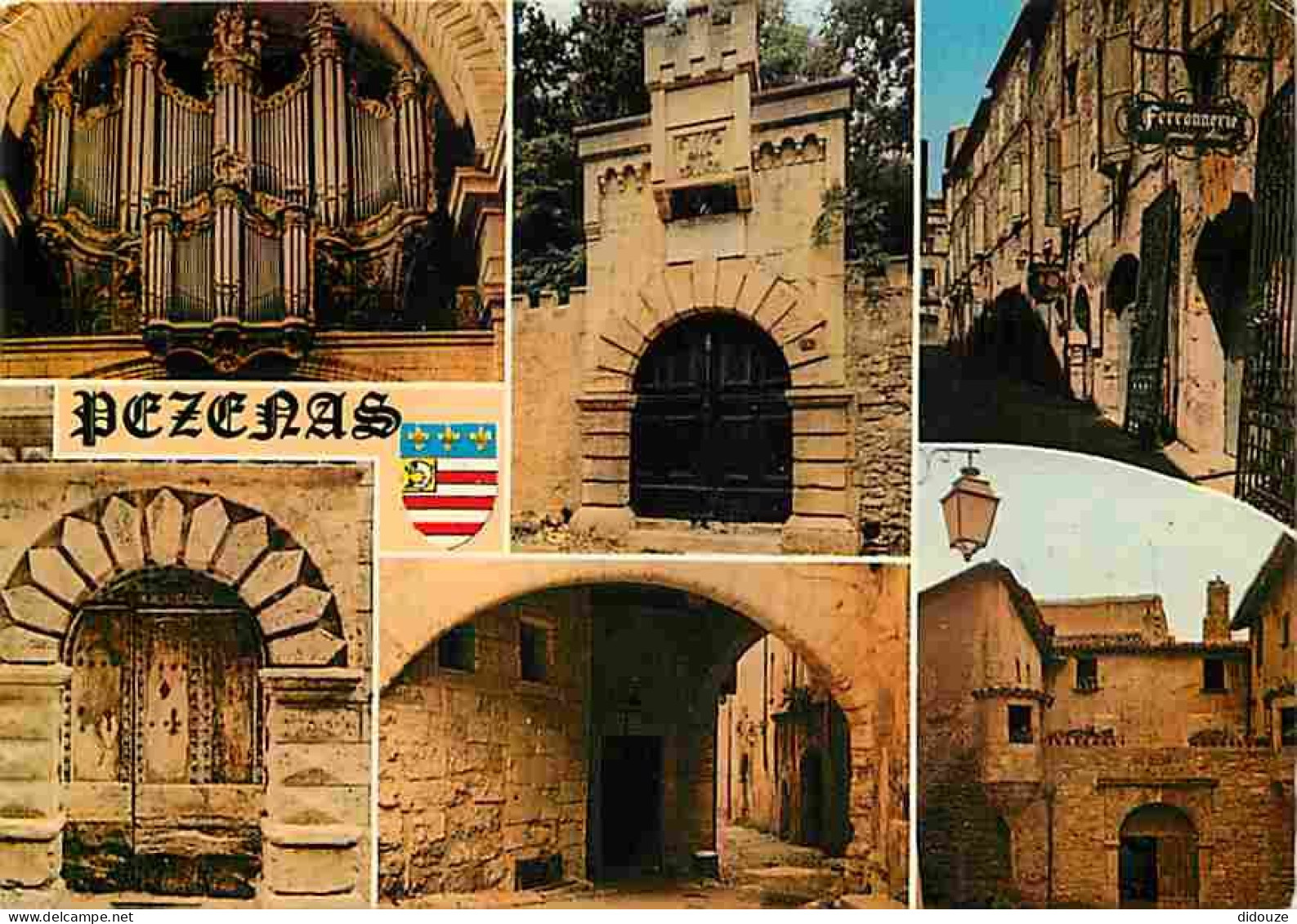 34 - Pezenas - Multivues - Blasons - CPM - Voir Scans Recto-Verso - Pezenas