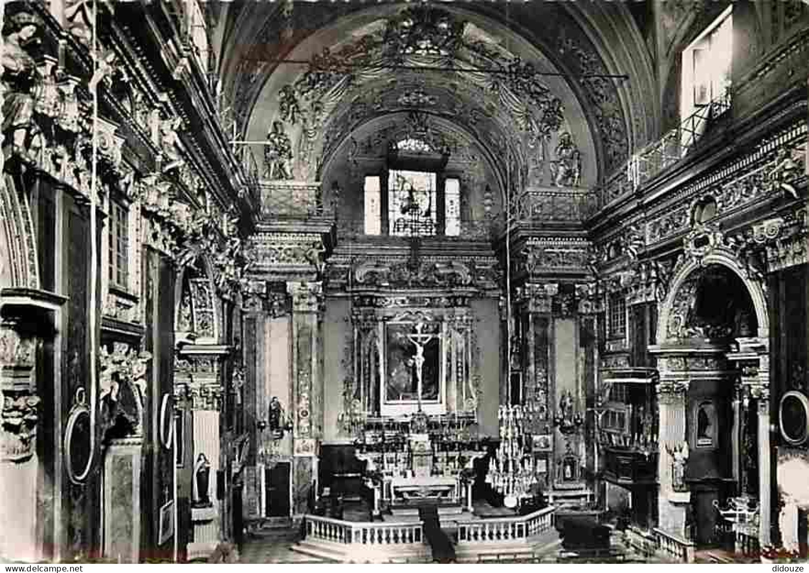 06 - Nice - L'Eglise De Gesu - Rue Droite - Intérieur De L'Eglise - CPM - Voir Scans Recto-Verso - Monuments, édifices