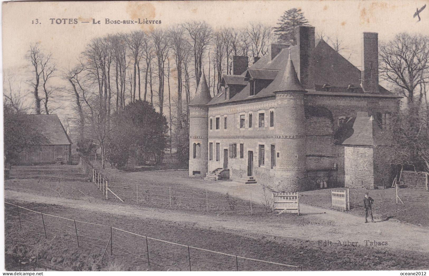 [76] Seine Maritime . Totes. Manoir Du Bosc Aux Lièvres - Totes