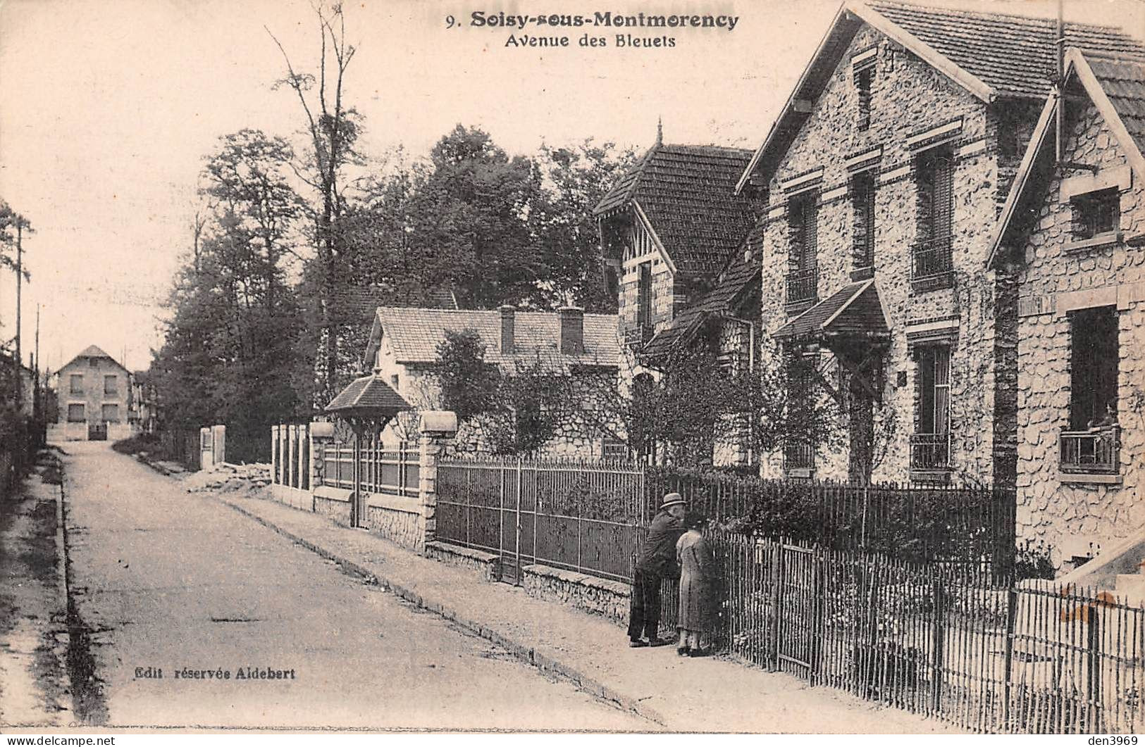 SOISY-sous-MONTMORENCY (Val-d'Oise) - Avenue Des Bleuets - Voyagé 1931 (2 Scans) Juliette Pape, 37' R St-Agricol Avignon - Soisy-sous-Montmorency