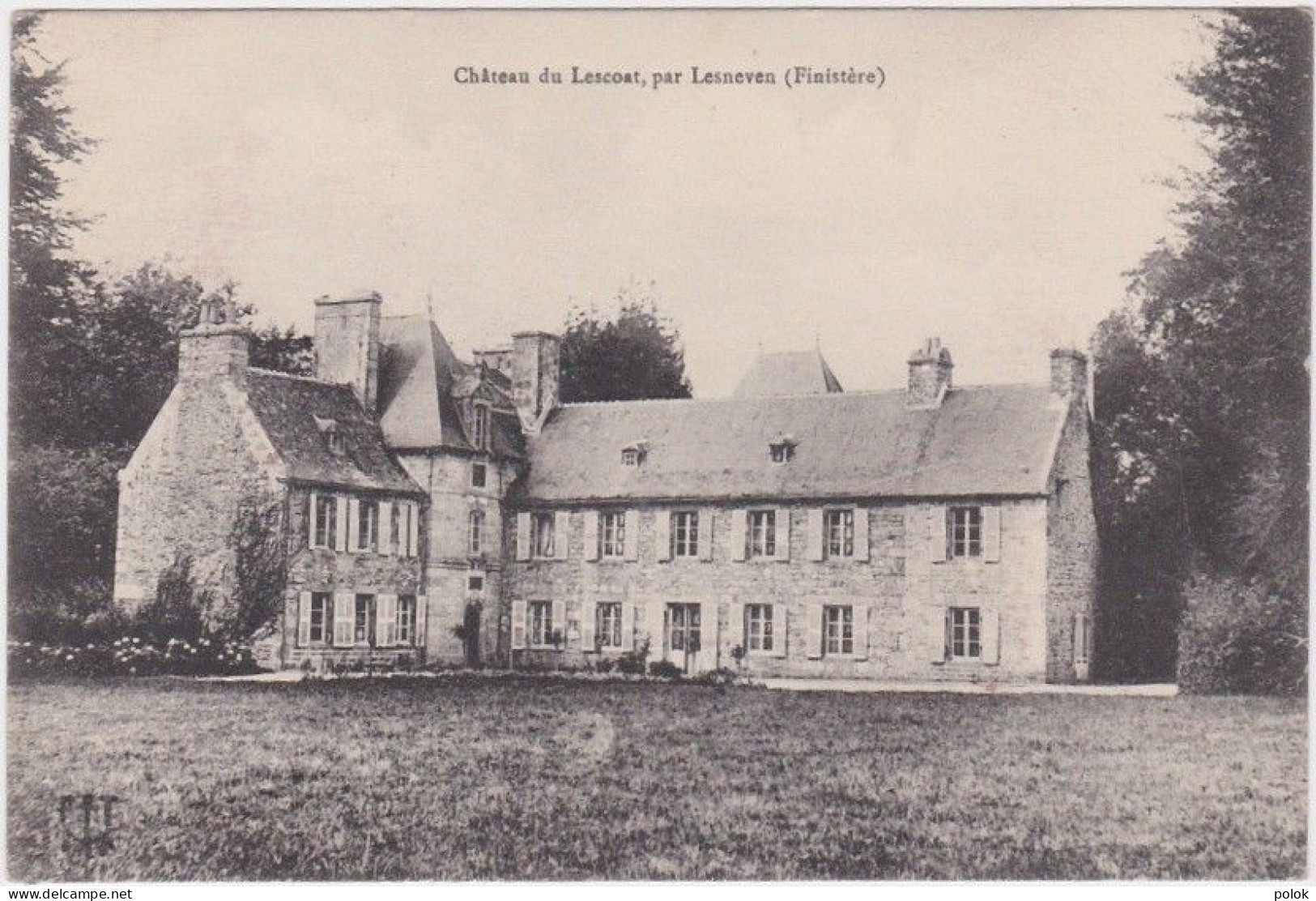 Cn – Cpa LESNEVEN – Château Du Lescoat - Lesneven