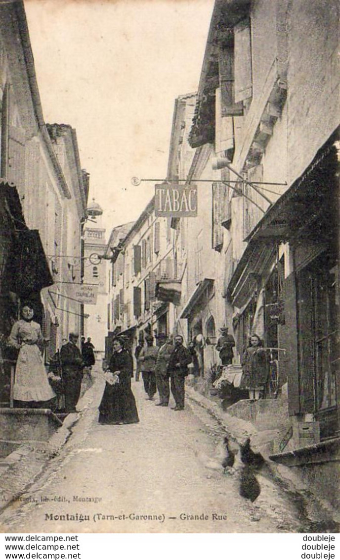 D82   MONTAIGU  Grande Rue - Montaigu De Quercy