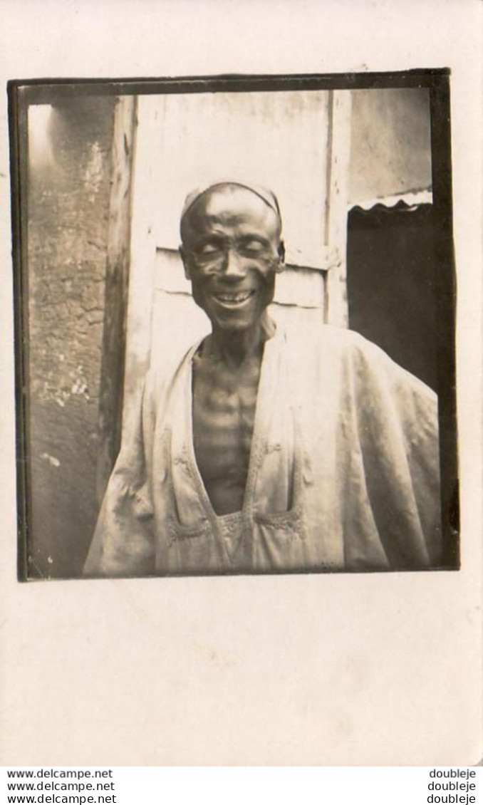 CARTE PHOTO  MARCEL LAUROY ............PORTRAIT D'HOMME SOURIANT - Africa