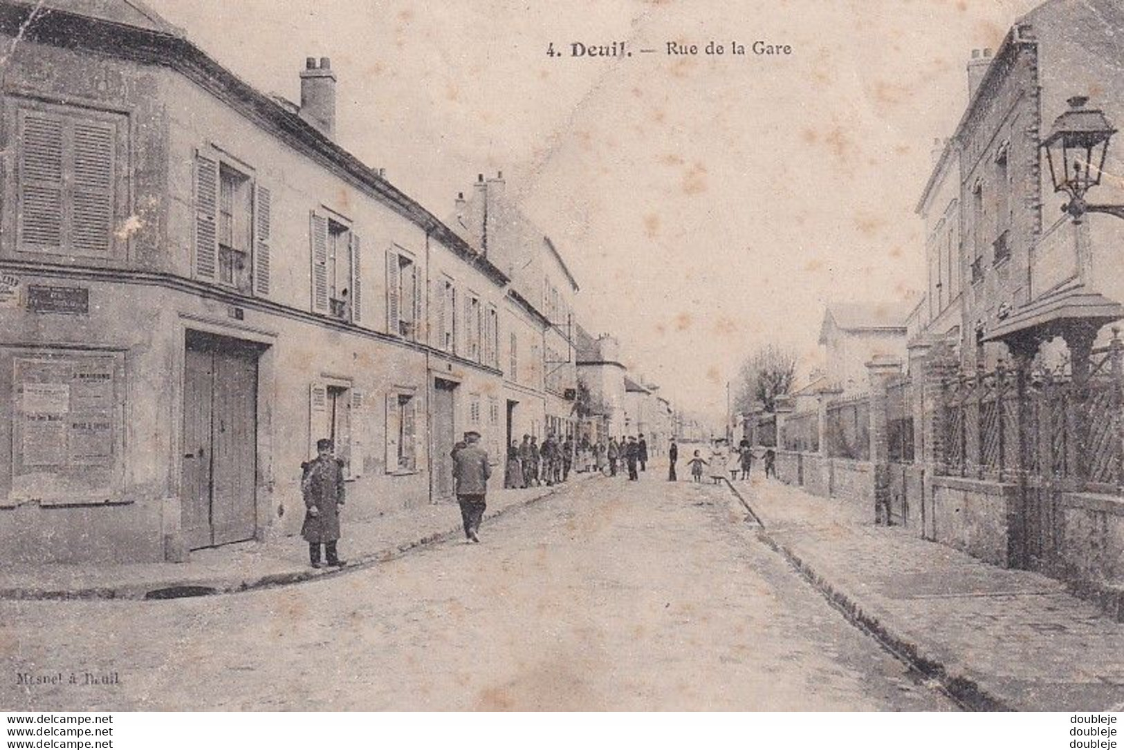 D95  DEUIL  Rue De La Gare  .........état Moyen - Deuil La Barre