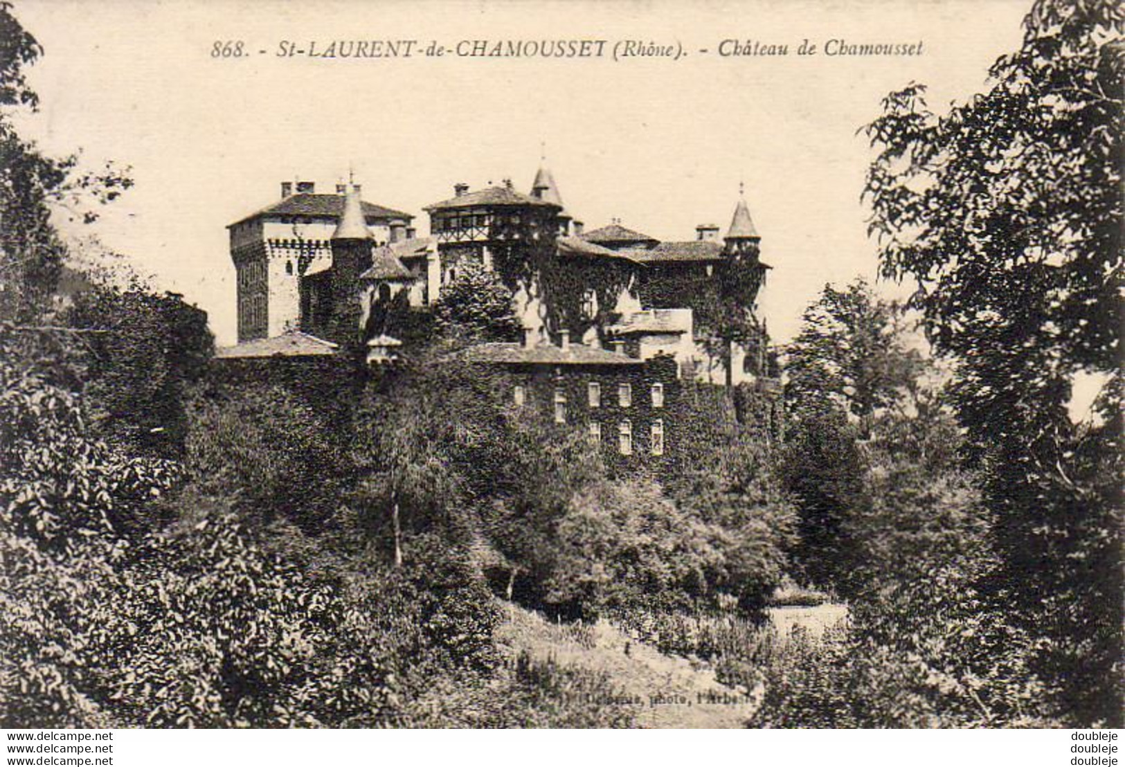 D69 SAINT LAURENT DE CHAMOUSSET Château - Saint-Laurent-de-Chamousset