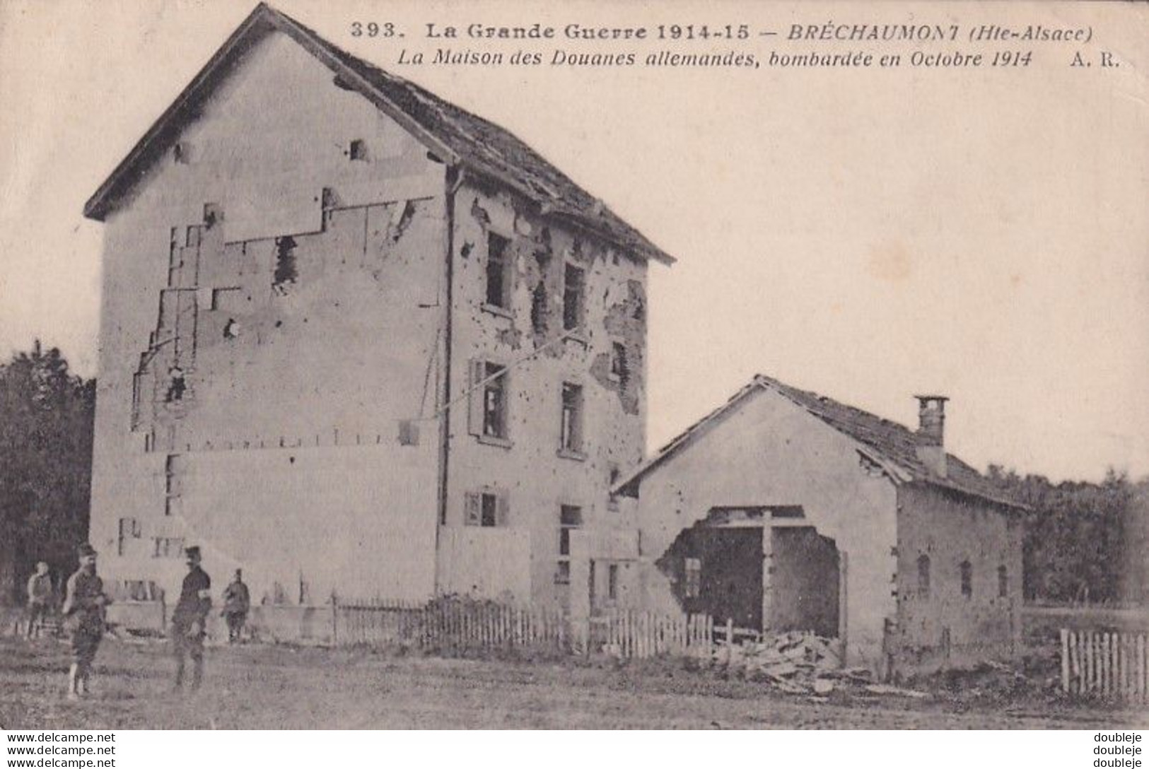 MILITARIA Guerre 14-18  BRÉCHAUMONT  La Maison Des Douanes Allemandes - Customs