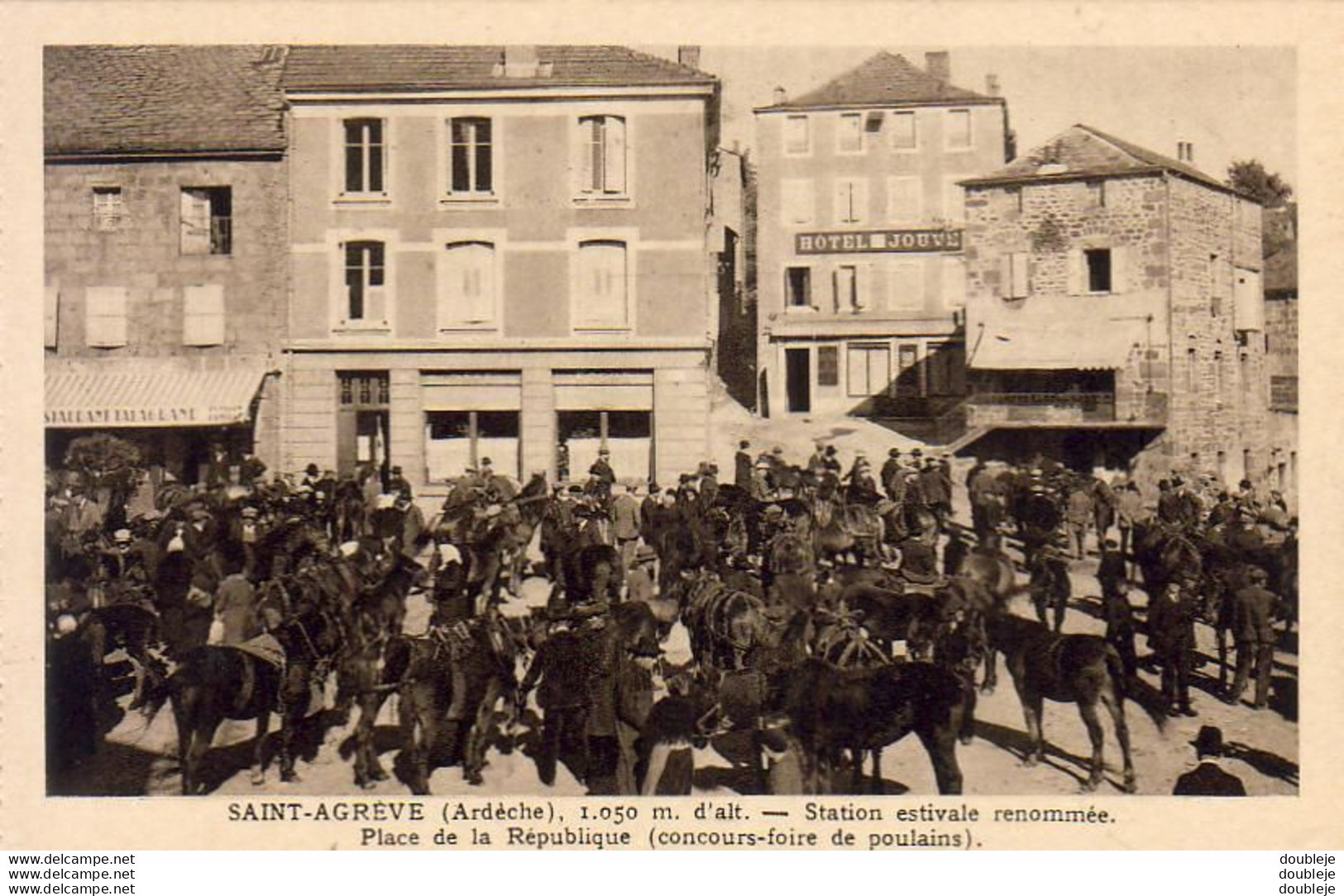 D07 SAINT AGRÈVE Place De La République - Saint Agrève