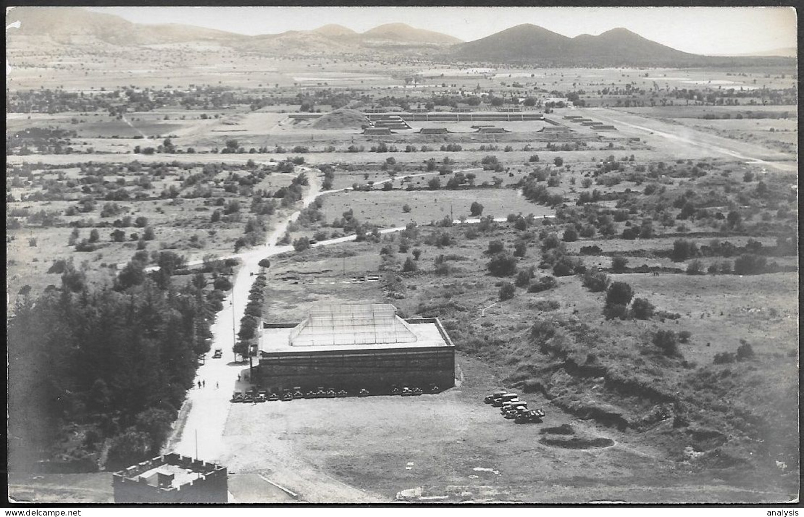 Mexico Landscape Aerial View Old Real Photo PC Pre 1940 - Mexico