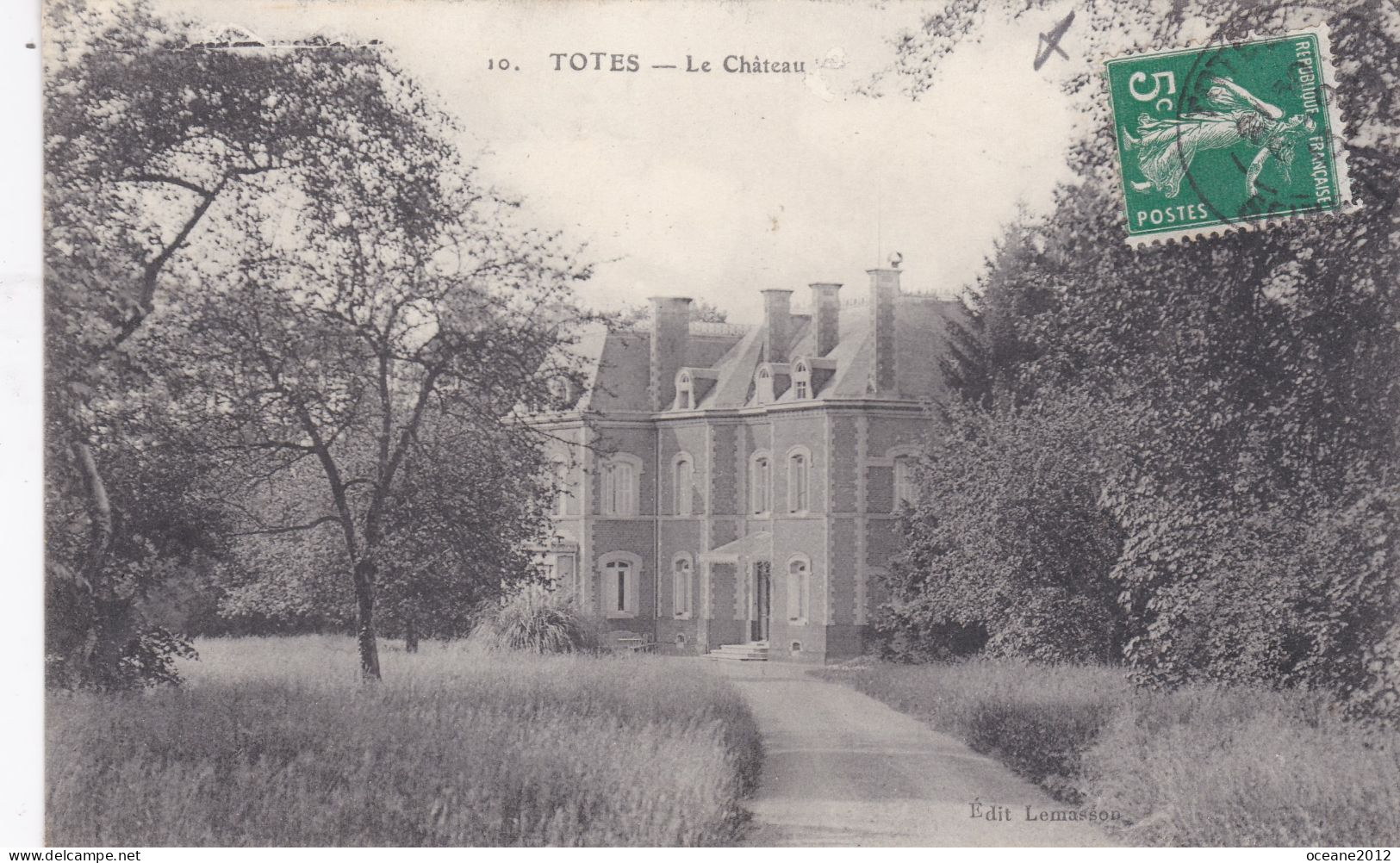 [76] Seine Maritime . Totes. Le Chateau - Totes
