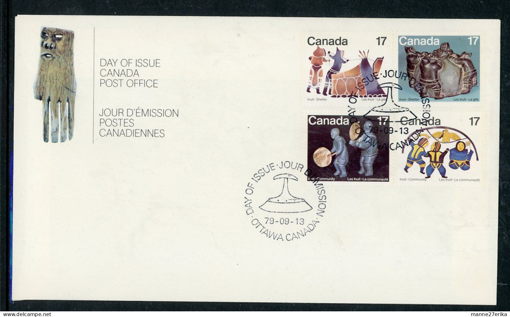Canada 1979 First Day Cover "Inuit Shelter And Community" - Neufs