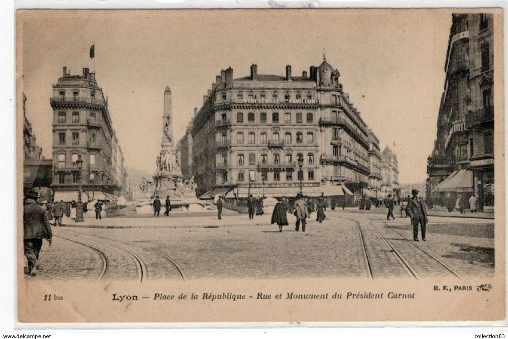 CPA LYON Place De La République Rue Carnot - Lyon 2