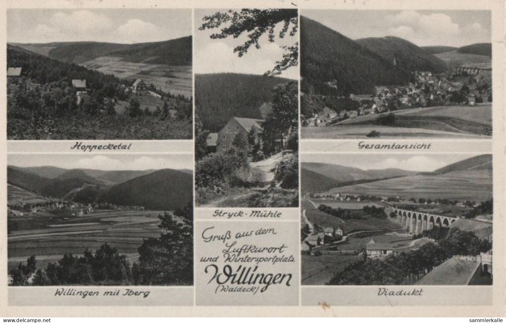 69025 - Willingen - U.a. Viadukt - 1951 - Waldeck