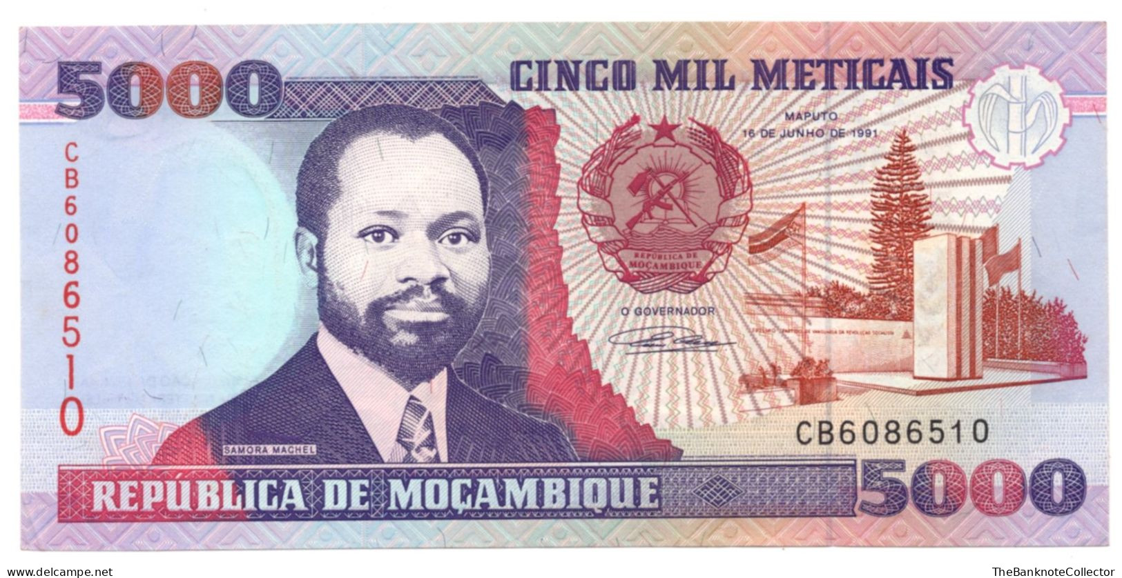 Mozambique 5000 Meticais 1991 P-136 UNC - Mozambique