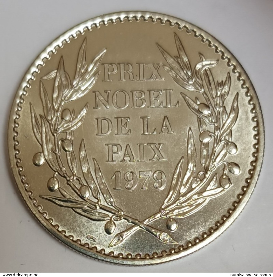 MÉDAILLE - MERE THERESA - PRIX NOBEL DE LA PAIX 1979 - BE - Otros & Sin Clasificación