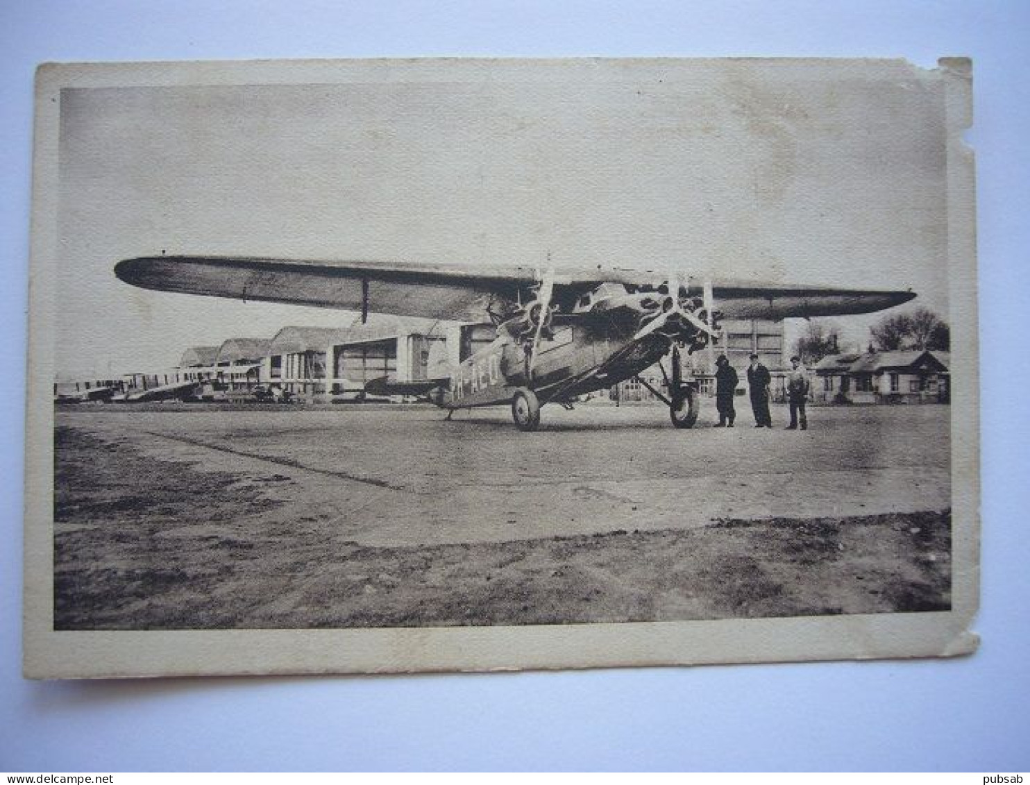 Avion / Airplane / KLM / Fokker VIII / Seen At Le Bourget Airport - 1919-1938: Entre Guerres