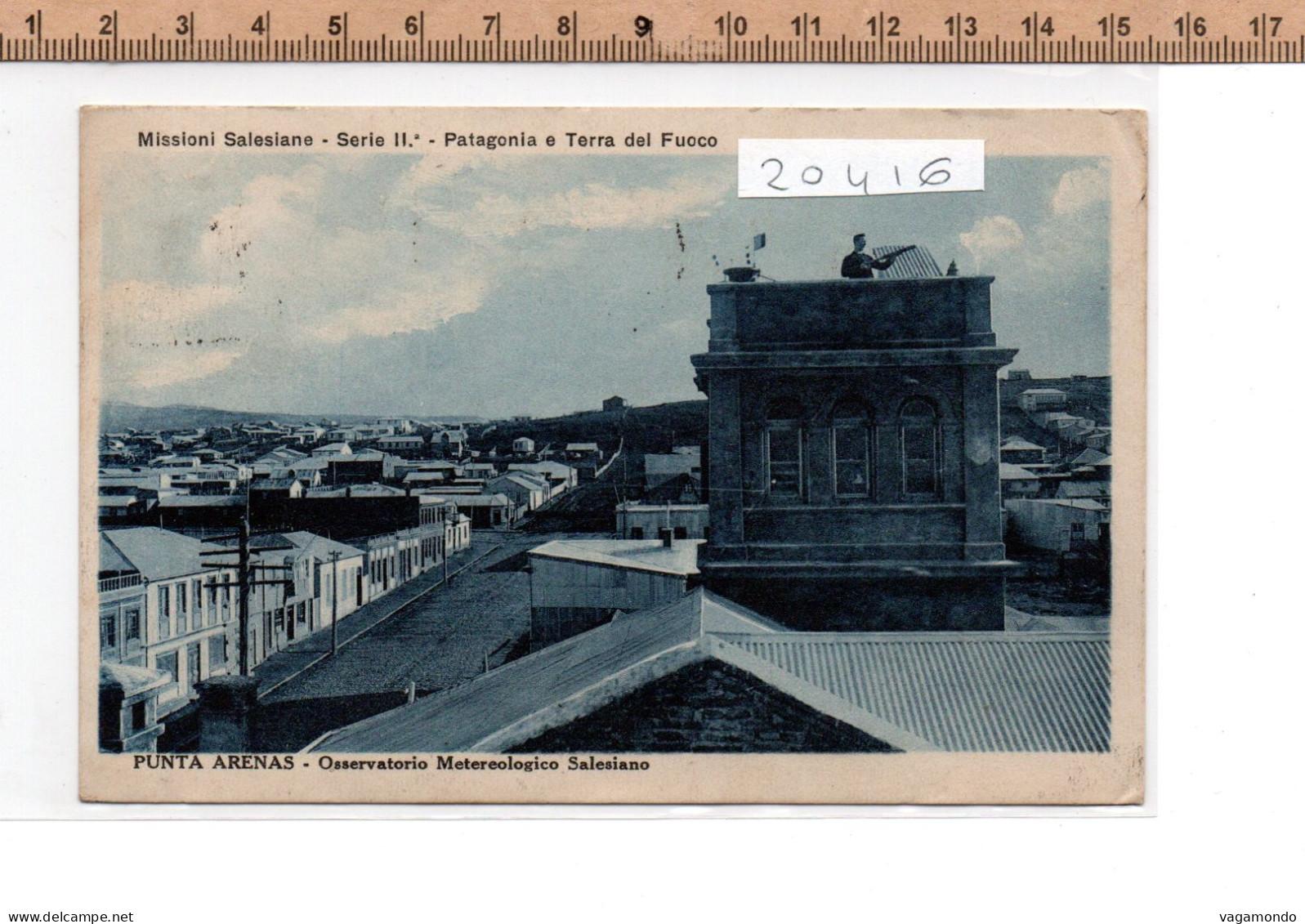 20416 PUNTA ARENAS OSSERVATORIO METEREOLOGICO SALESIANO 1922 - Chile