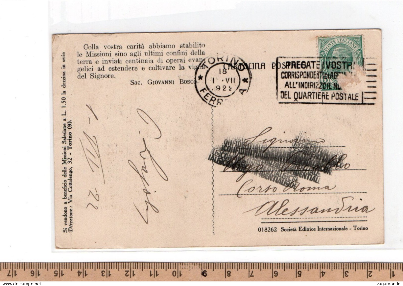 20416 PUNTA ARENAS OSSERVATORIO METEREOLOGICO SALESIANO 1922 - Chile