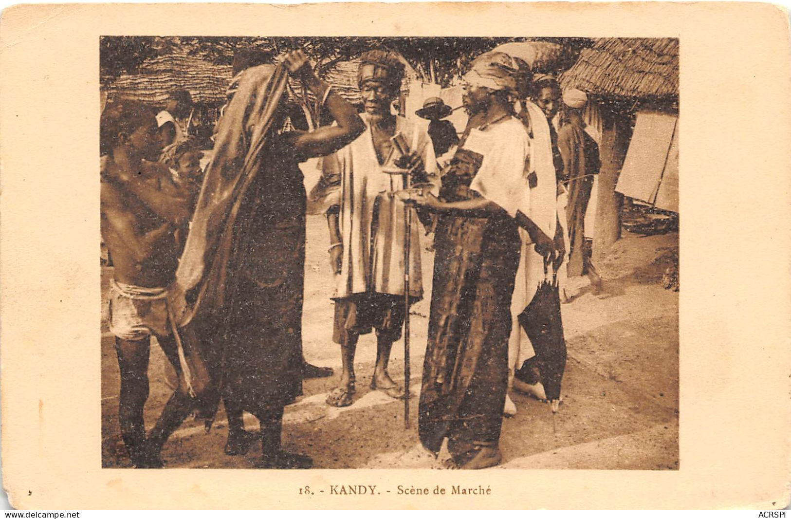 BENIN DAHOMEY KANDY Scene De Marche 12(scan Recto-verso) MA218 - Benin