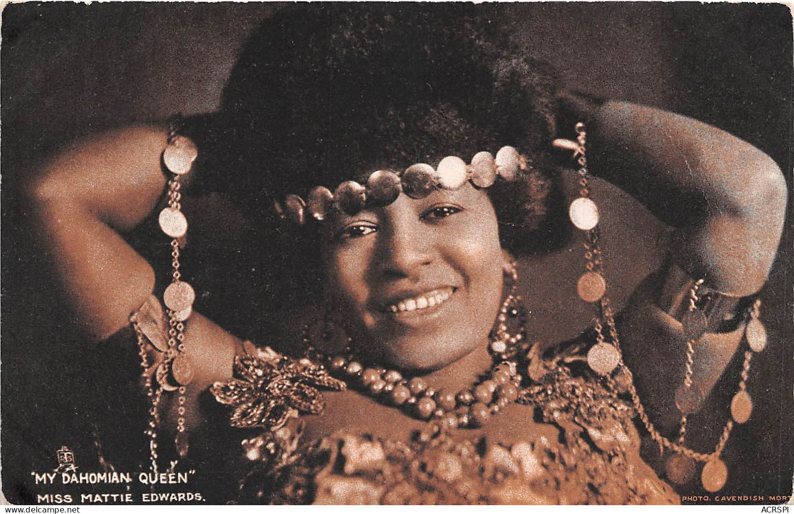 BENIN DAHOMEY  My Dahomian Queen Miss Mattie Edwards 4(scan Recto-verso) MA218 - Benin