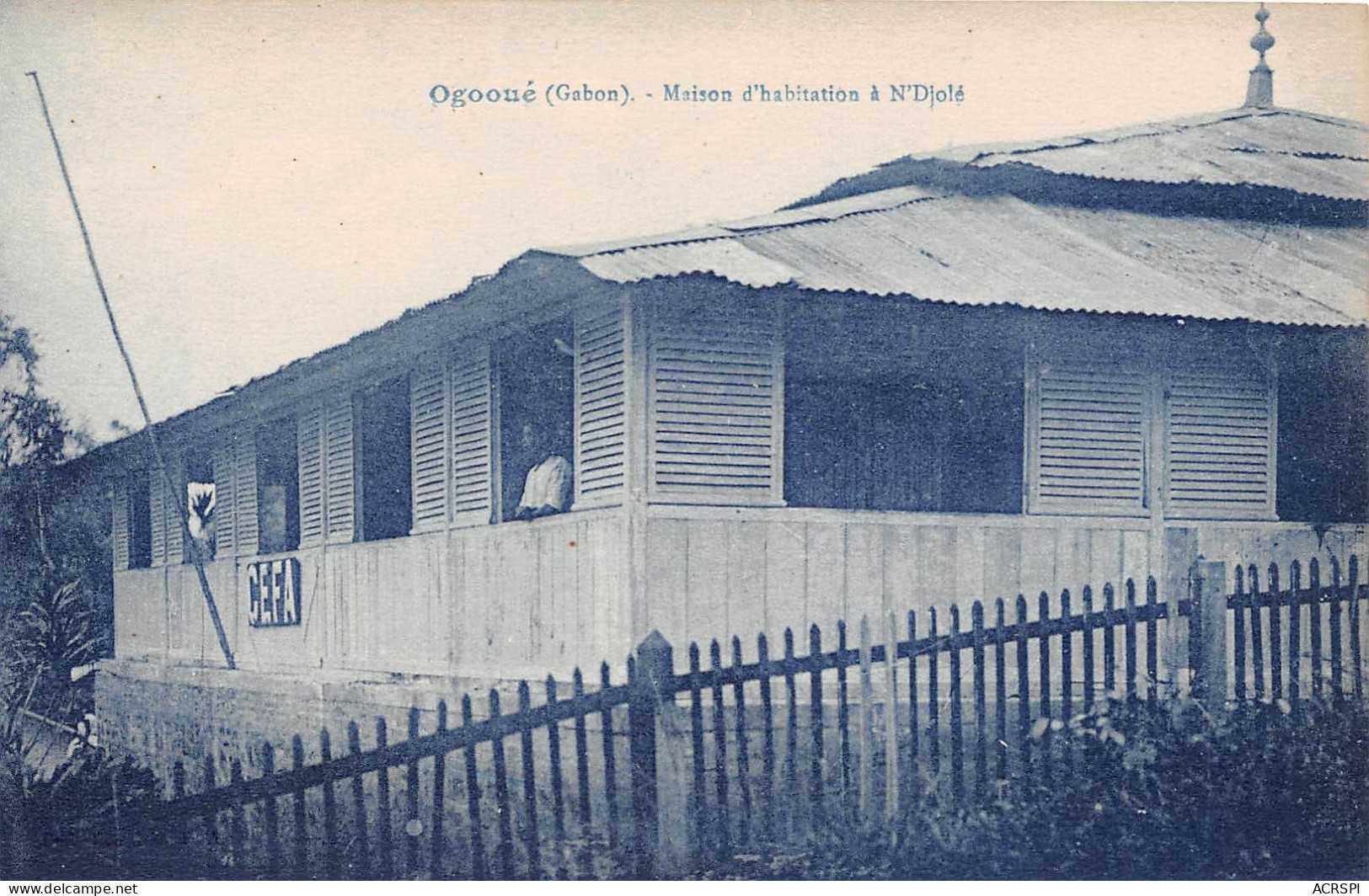 Republique Du GABON Ogooue Maison D Habitation A N DJOLE 2(scan Recto-verso) MA211 - Gabun