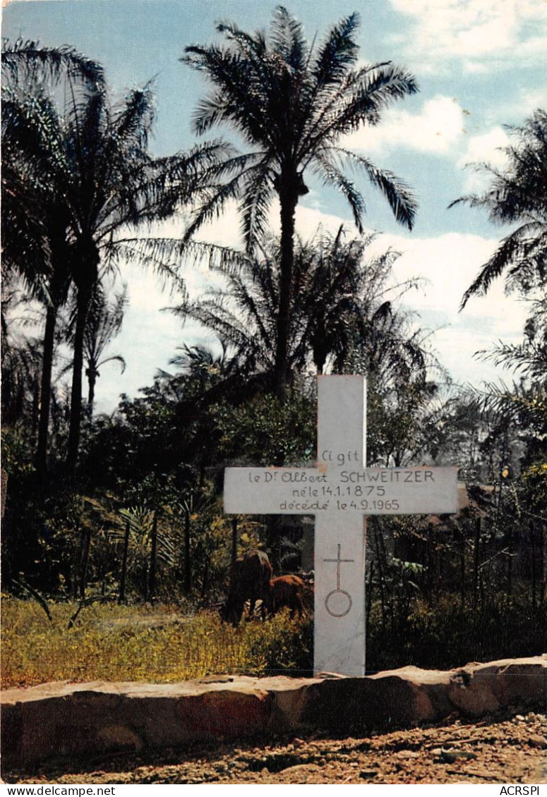 Republique Du GABON LAMBARENE La Tombe Du Docteur Schweitzer 9(scan Recto-verso) MA210 - Gabon