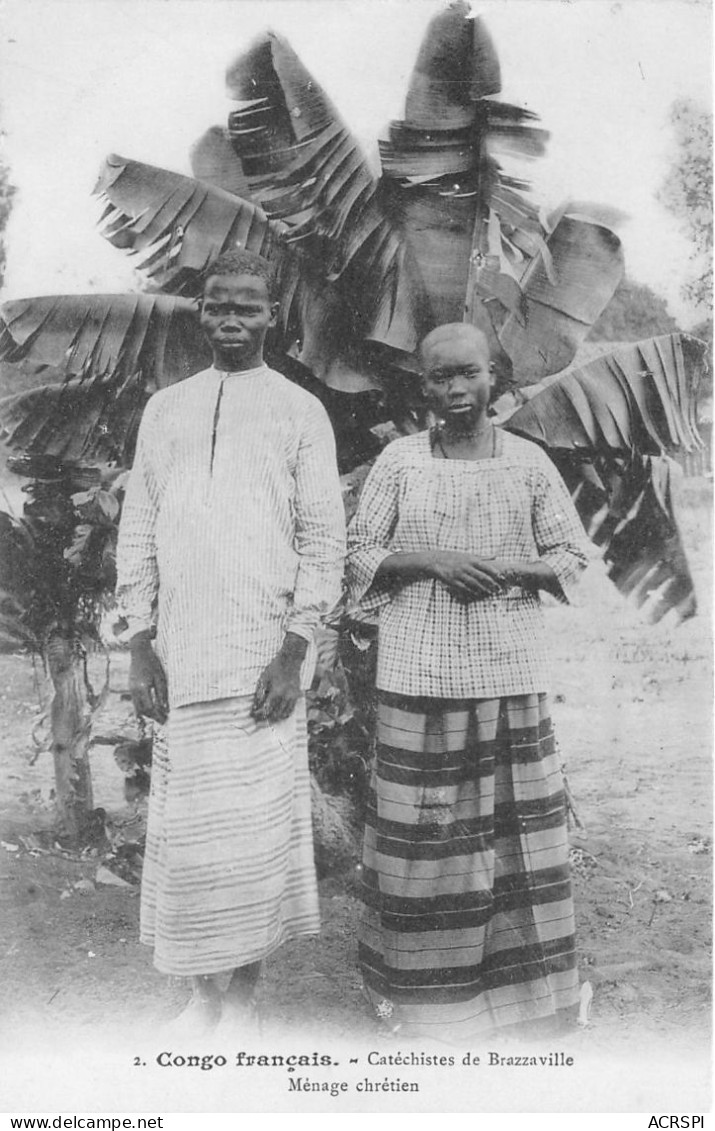 REPUBLIQUE DU CONGO Catechistes De Brazzaville Menage Chretien 16(scan Recto-verso) MA207 - Brazzaville