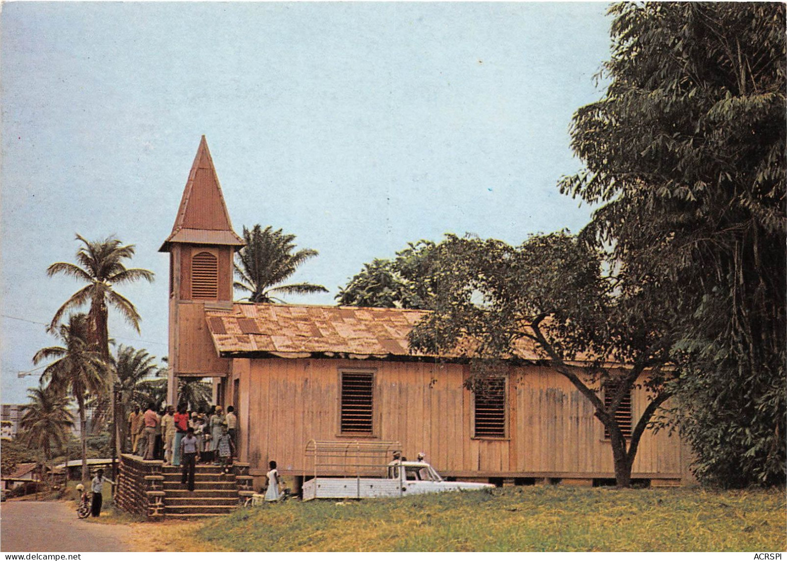 REPUBLIQUE DU GABON LIBREVILLE Eglise Evangelique De Baraka 1er Eglise Evangelique Du Gabon 16(scan Recto-verso) MA206 - Gabun