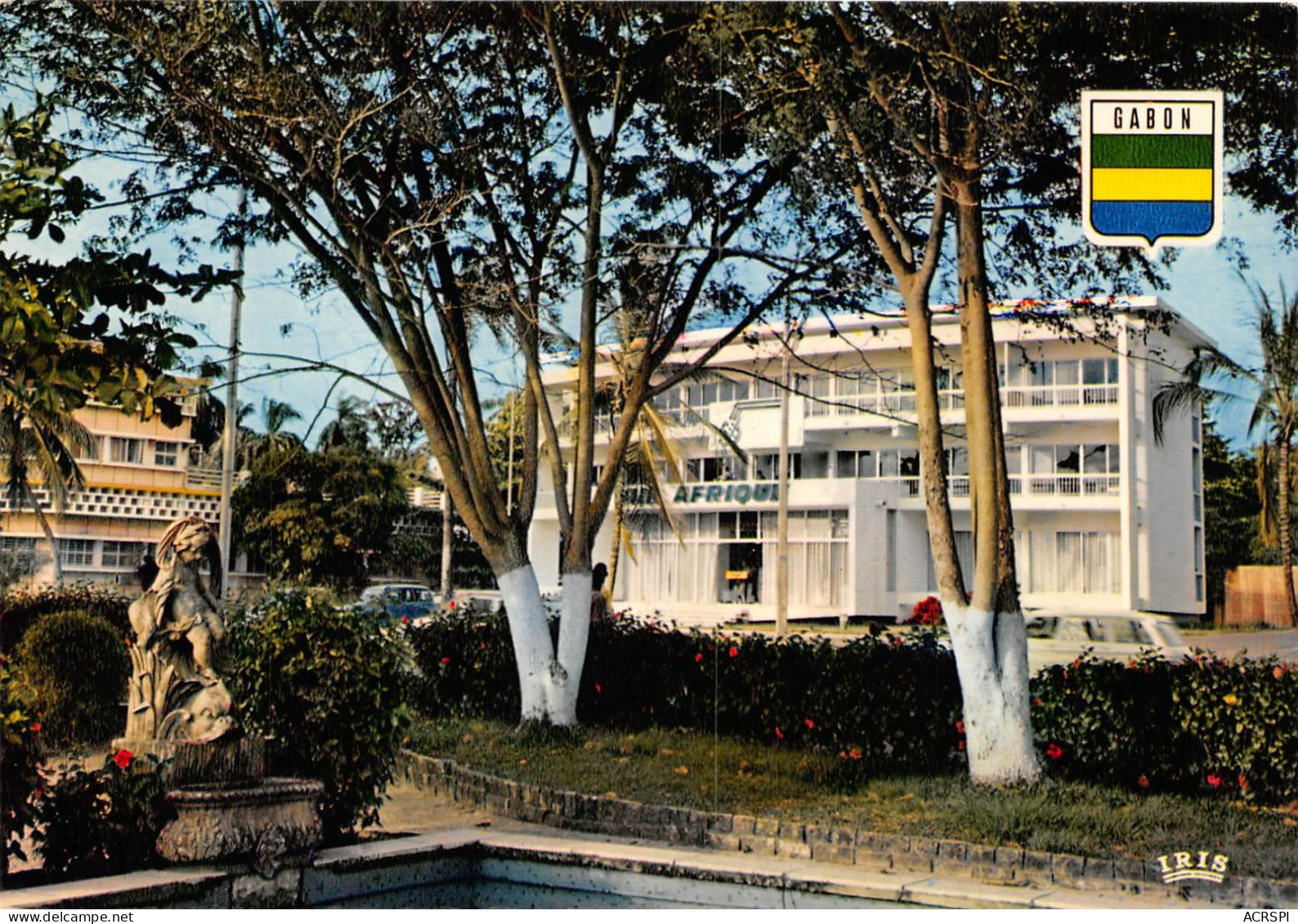 REPUBLIQUE DU GABON LIBREVILLE Jardin Public 17(scan Recto-verso) MA206 - Gabon