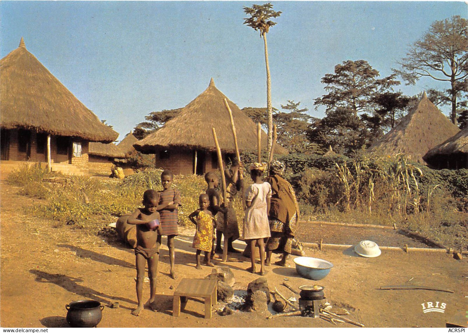 CAMEROUN La Vie  Au Village Charmes Et Couleurs Du Cameroun 10(scan Recto-verso) MA205 - Cameroun