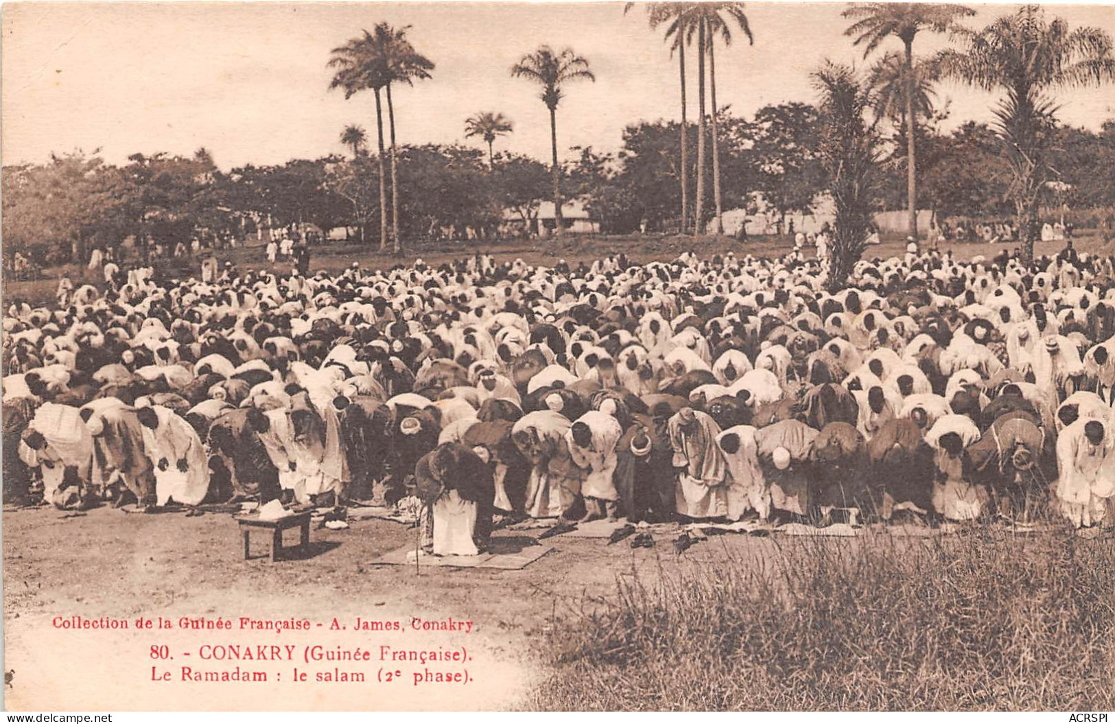  GUINEE Francaise CONAKRY Le Ramadam Le Salam 2e Phase 13(scan Recto-verso) MA204 - Guinée Française