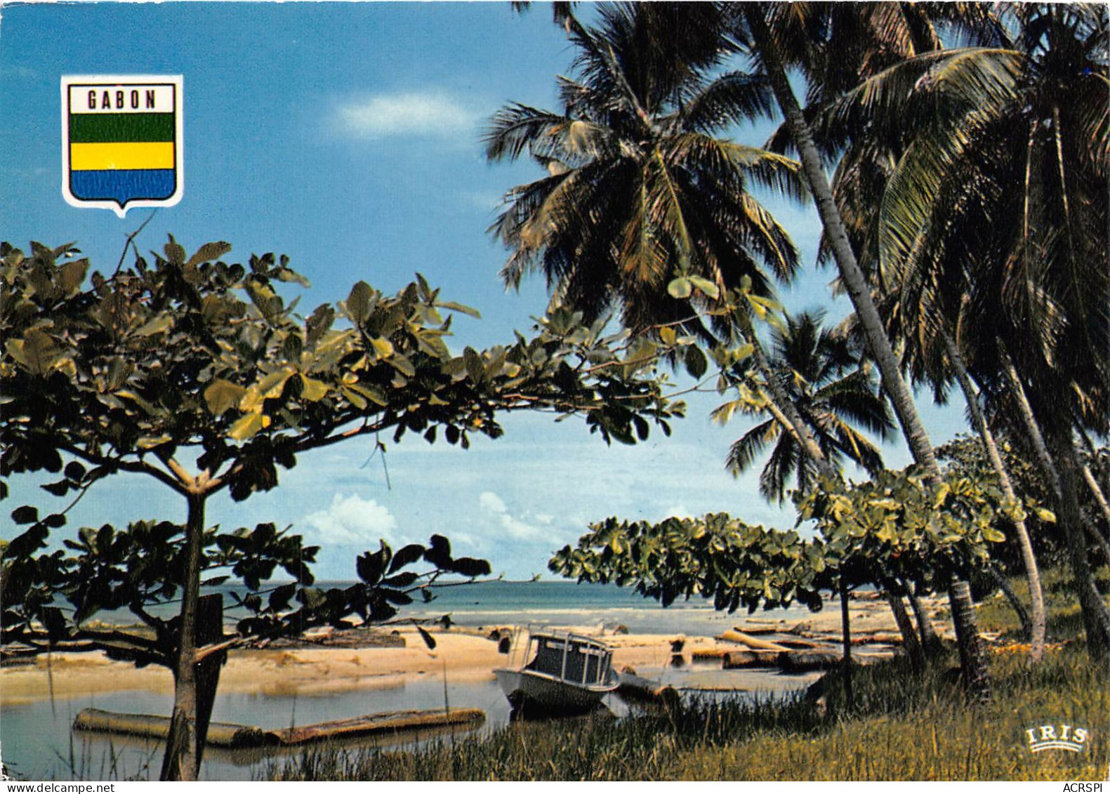 GABON LIBREVILLE Bords De Mer 12(scan Recto-verso) MA203 - Gabun