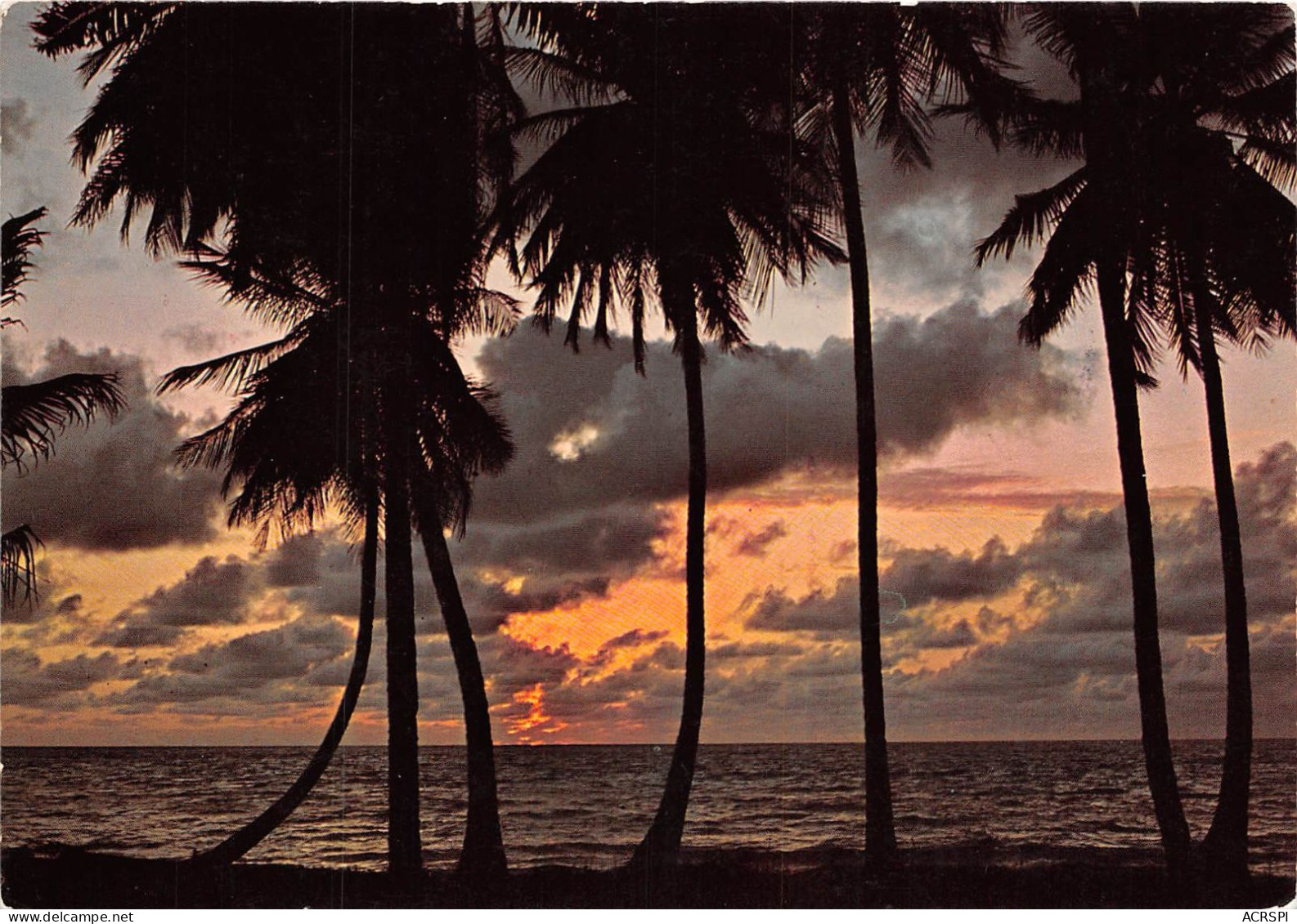 GABON Coucher De Soleil Sur La Cote 7(scan Recto-verso) MA203 - Gabun