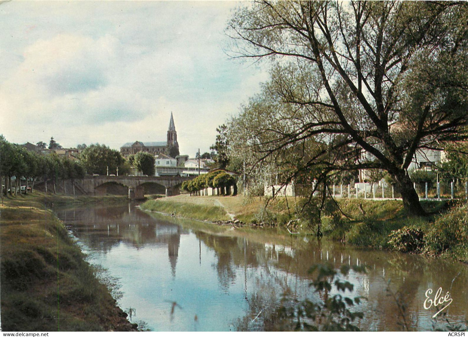 TARTAS  Les Bords De La Midouze Pont Et Eglise  30   (scan Recto-verso)MA200Ter - Tartas