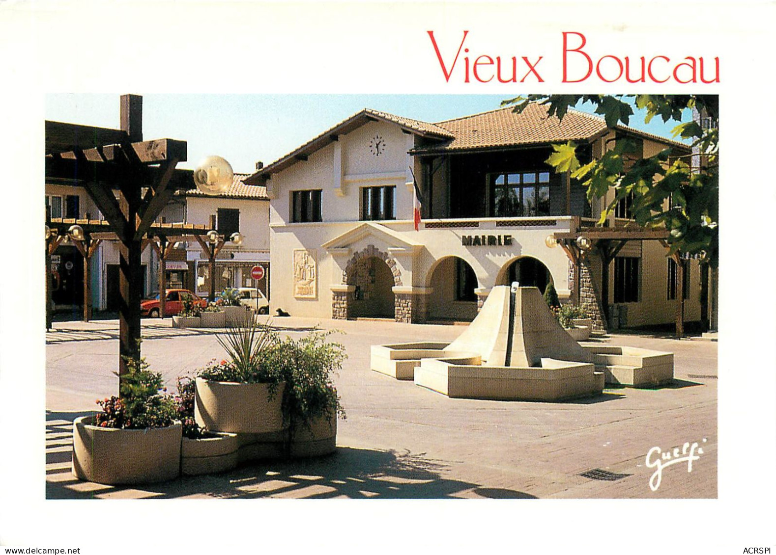 VIEUX BOUCAU La Mairie  28   (scan Recto-verso)MA200Ter - Vieux Boucau