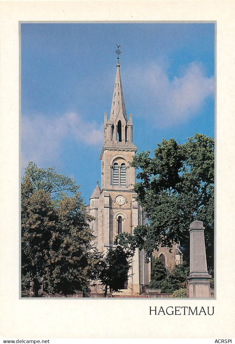 HAGETMAU  L'église  3   (scan Recto-verso)MA200Ter - Hagetmau