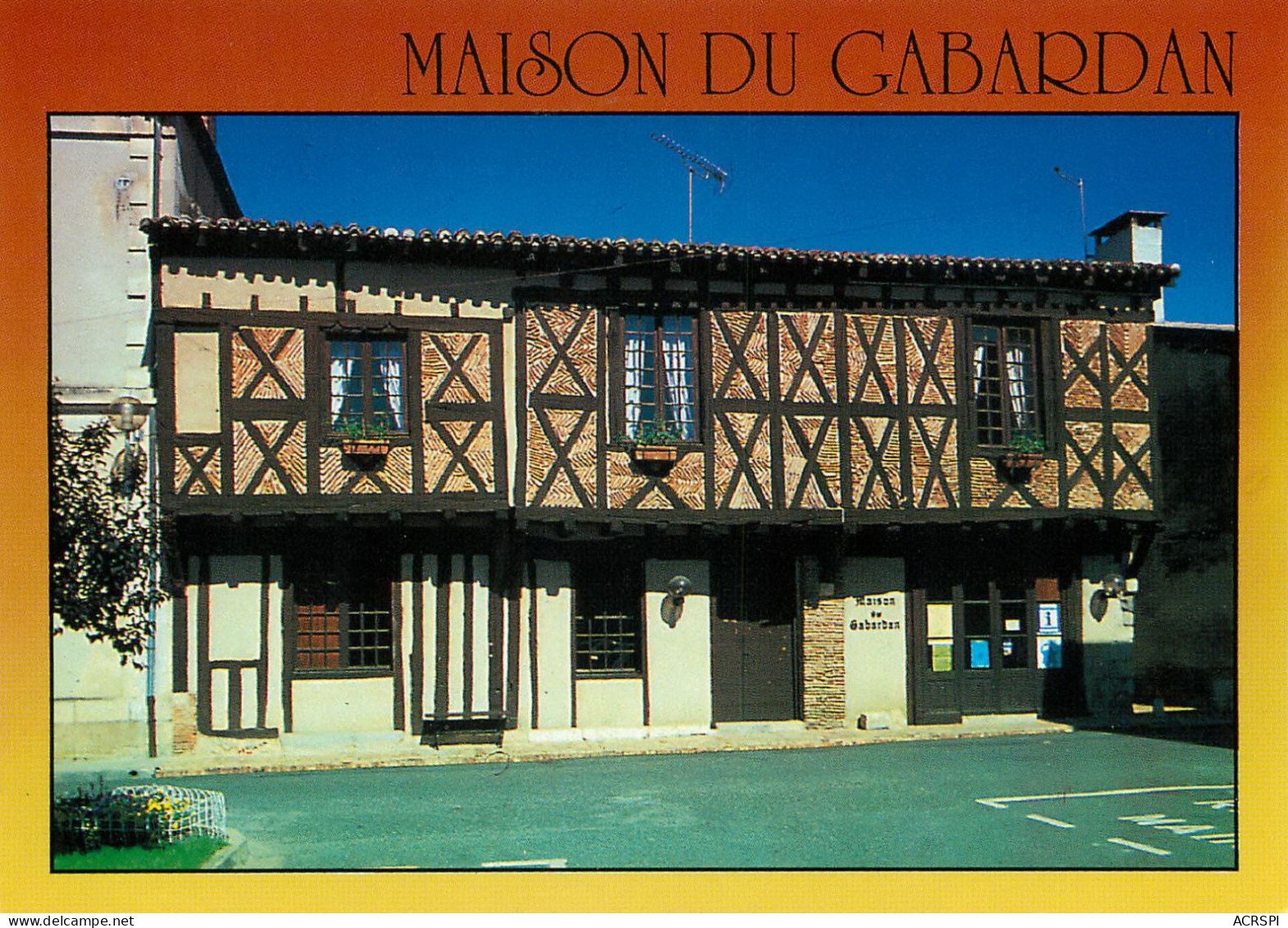 GABARRET  Maison à Colombages  16   (scan Recto-verso)MA200Bis - Gabarret