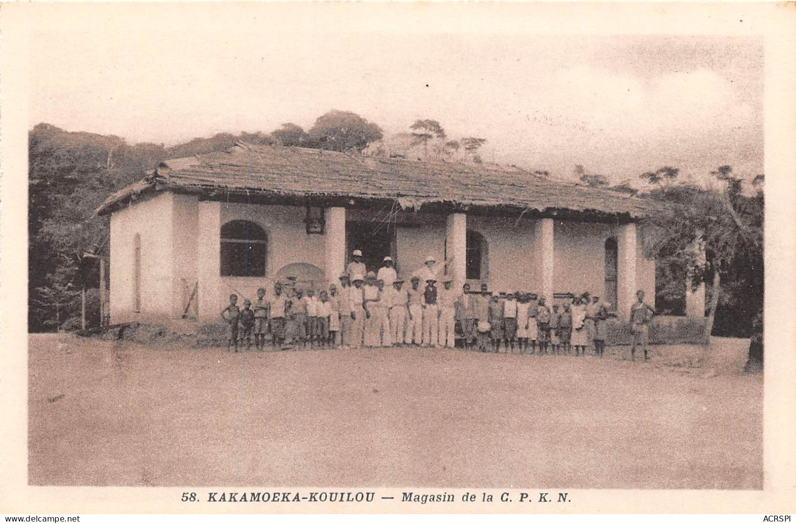 CONGO LOANGO KAKAMOEKA KOUILOU Magasin De La C P K N 30(scan Recto-verso) MA241 - Brazzaville