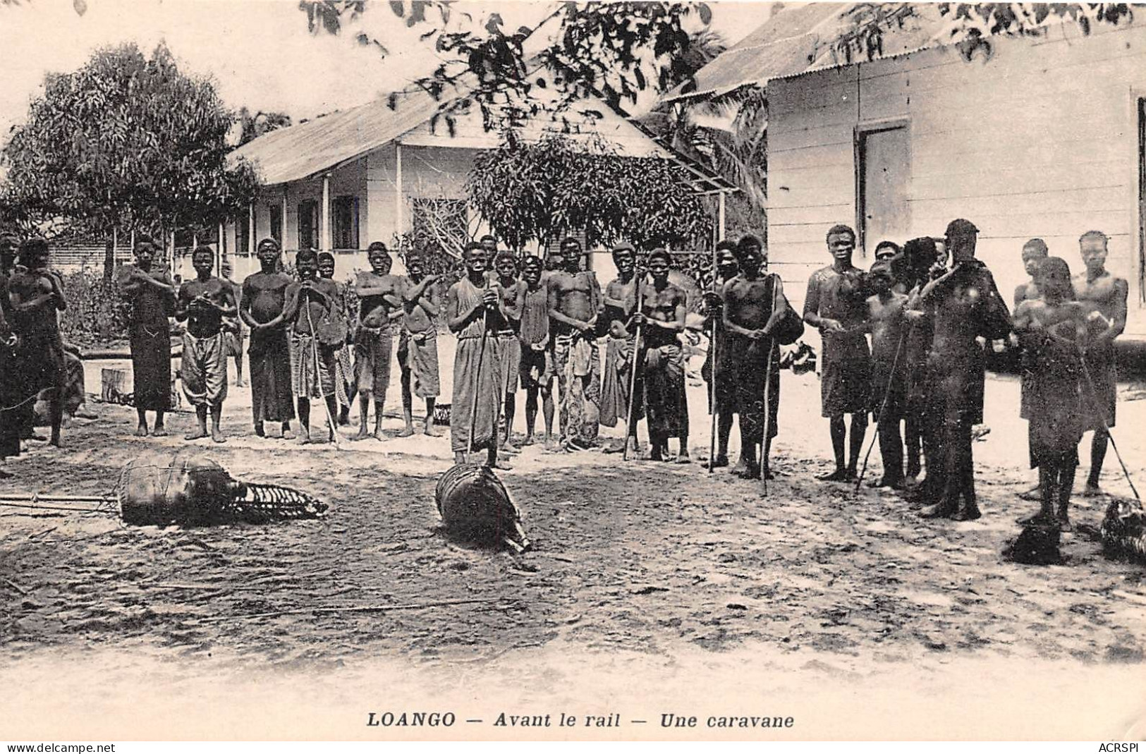 CONGO LOANGO Avant Le Rail Une Caravane 22(scan Recto-verso) MA241 - Brazzaville