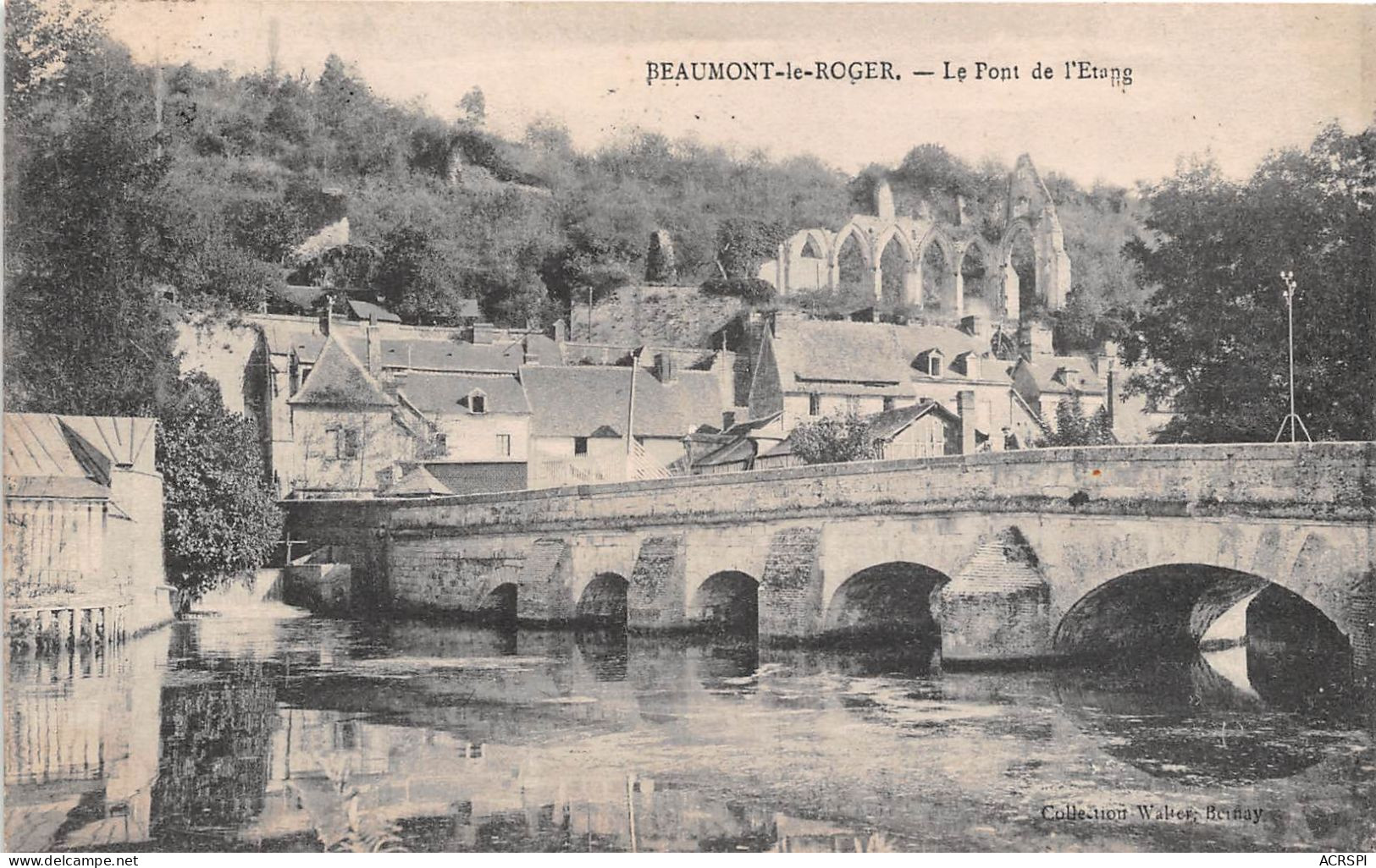 BEAUMONT LE ROGER Le Pont De L Etang 16(scan Recto-verso) MA238 - Beaumont-le-Roger