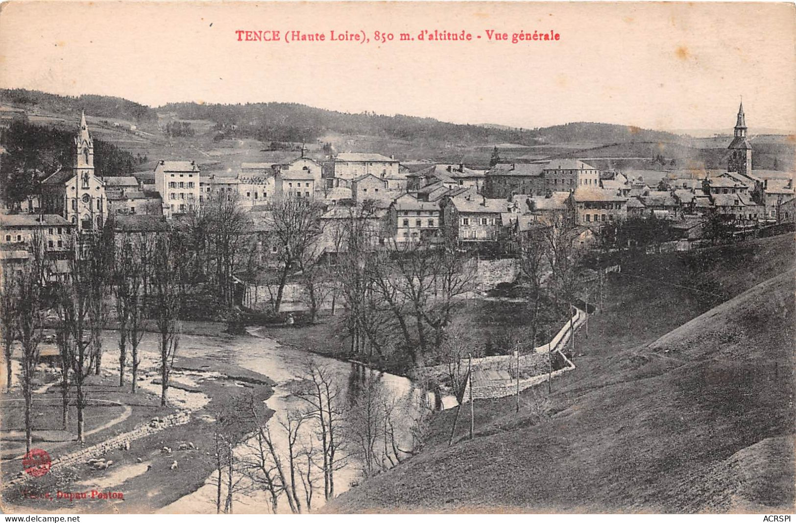 LE CHAMBON SUR LIGNON Alt 950m 9(scan Recto-verso) MA236 - Le Chambon-sur-Lignon