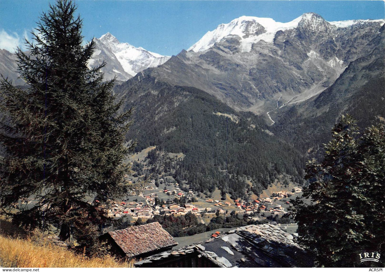 LES CONTAMINES MONTJOIE La Station Le Bionnassay Le Mont Blanc Les Domes De Miage 4(scan Recto-verso) MA233 - Contamine-sur-Arve