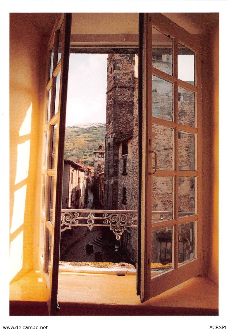 BLESLE Vue D Une Ruelle Pavee Avec Au Premier Plan Le Clocher Saint Martin 9(scan Recto-verso) MA227 - Blesle