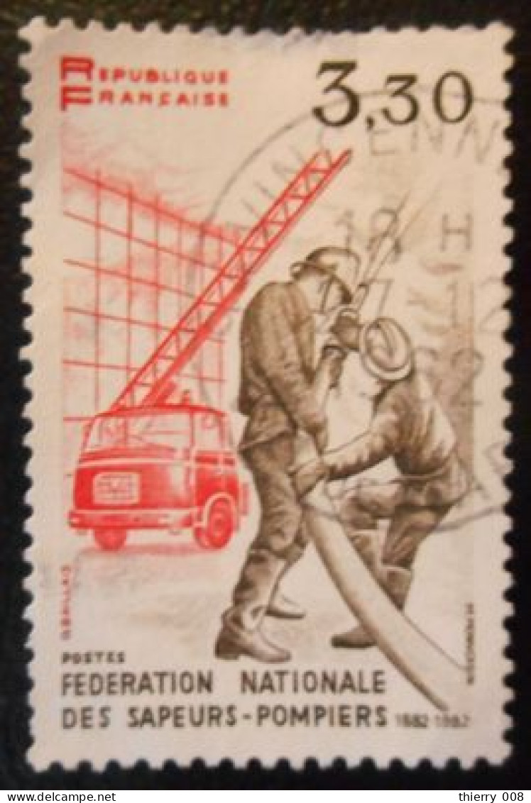 2233 France 1982 Oblitéré Centenaire De La Fédération Nationale Des Sapeurs-Pompiers - Used Stamps