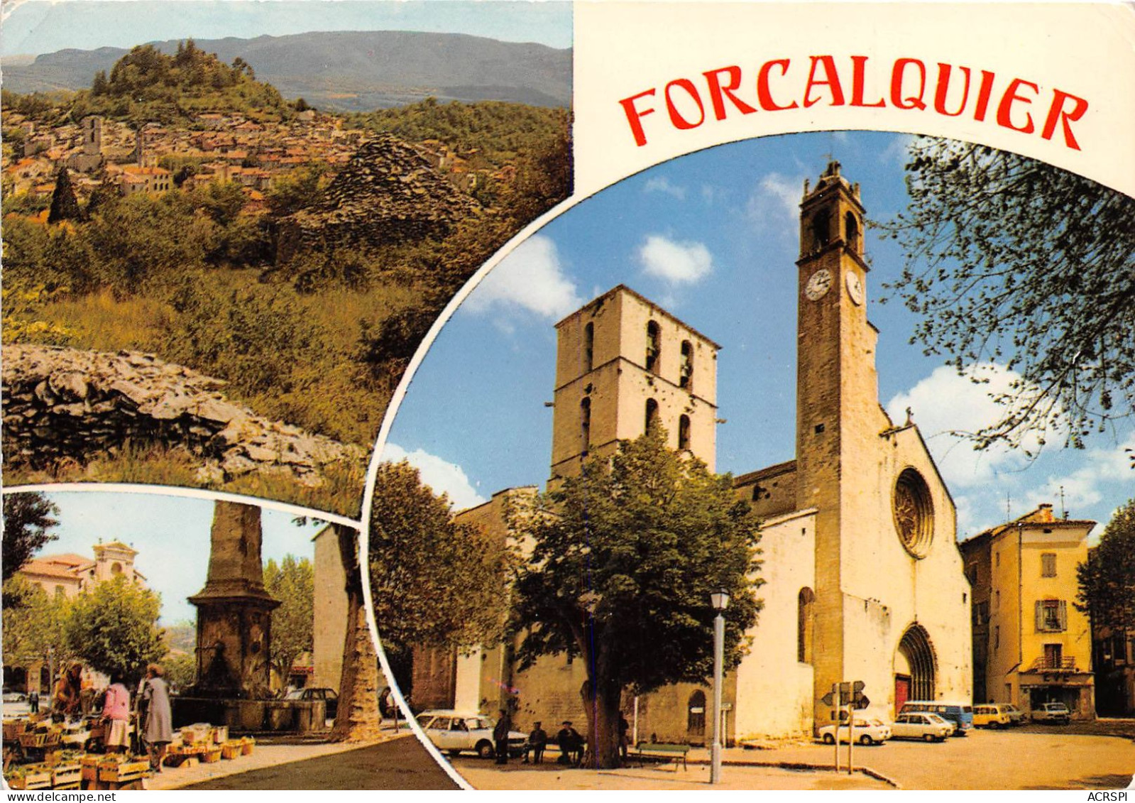 FORCALQUIER Altitude 550m 27(scan Recto-verso)MA268 - Forcalquier