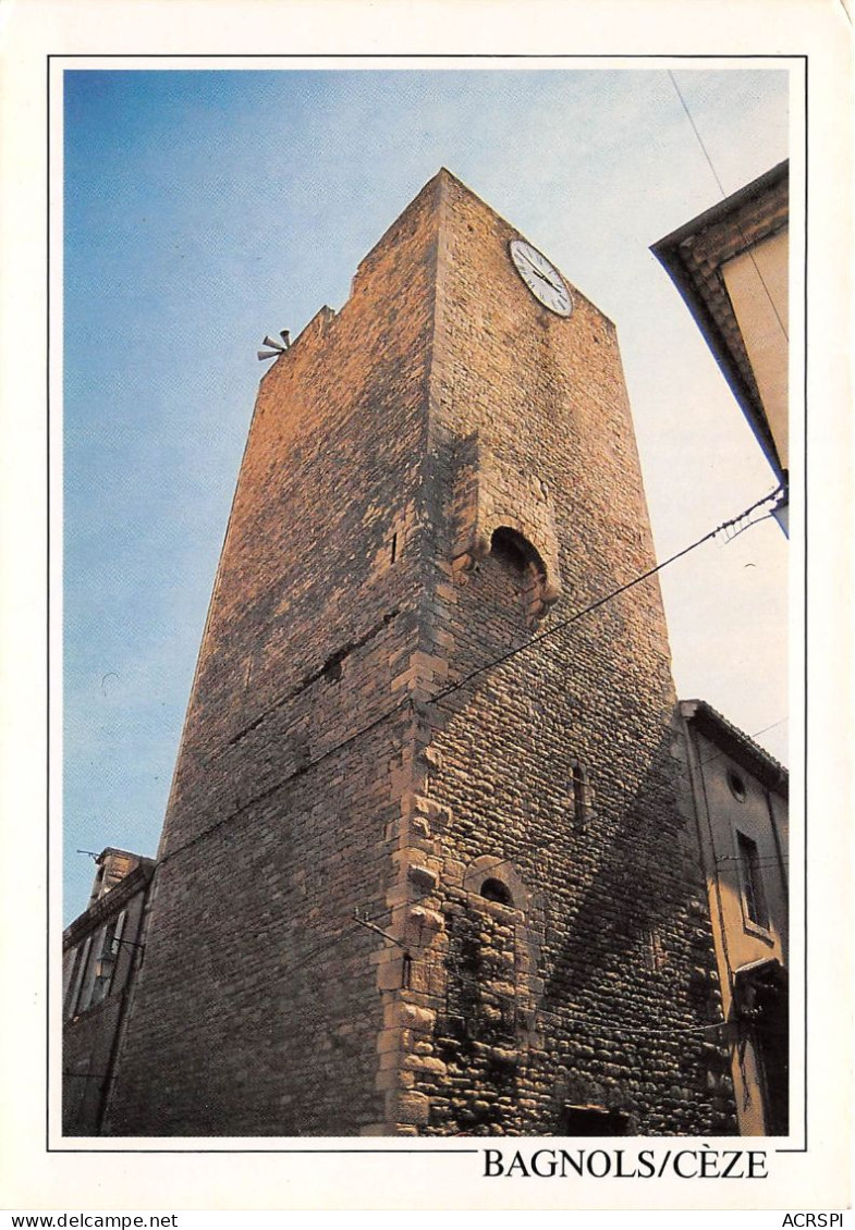 BAGNOLS SUR CEZE Tour De L Horloge 27(scan Recto-verso)MA267 - Bagnols-sur-Cèze