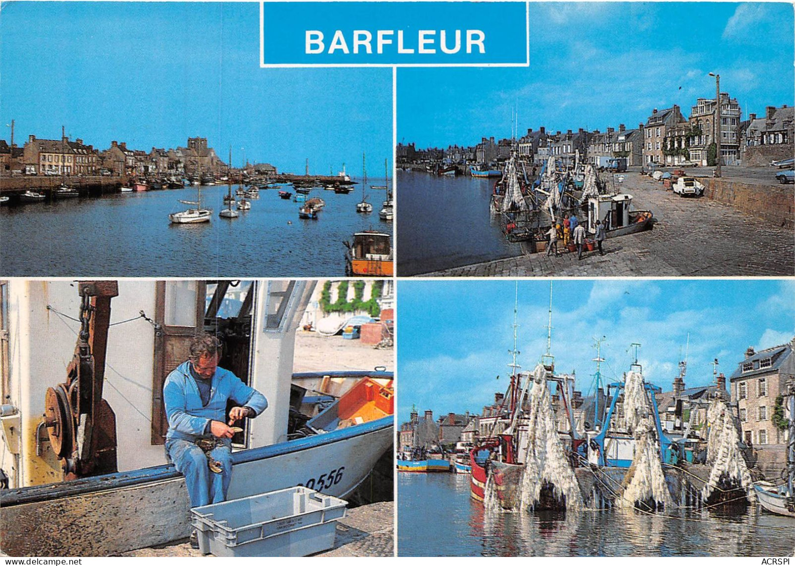 BARFLEUR Le PORT  Retour De Peche 19(scan Recto-verso) MA265 - Barfleur